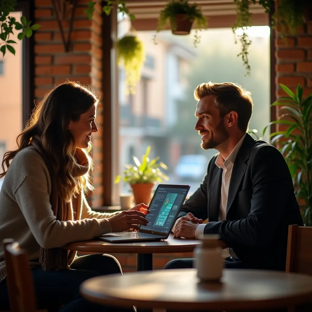 Modern green background